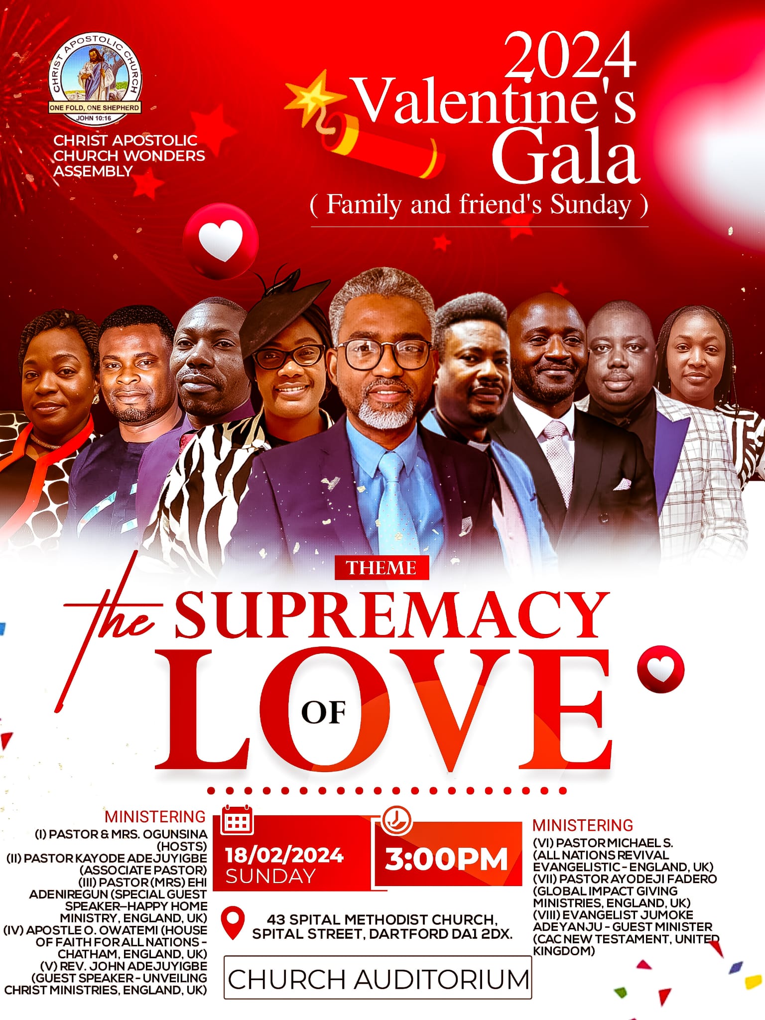 2024 VALENTINE’S GALA(FAMILY & FRIEND’S SUNDAY)